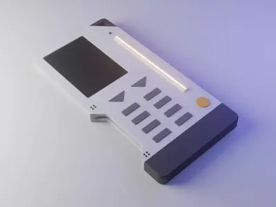 Cyberpunk Reader Modelling 3D model