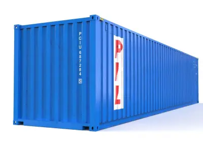 40 feet PIL standard shipping container 3D model