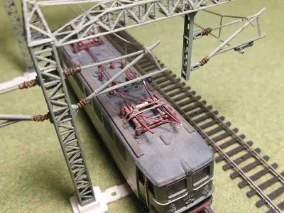 Catenery Mast 1-87 FDM 3D print model