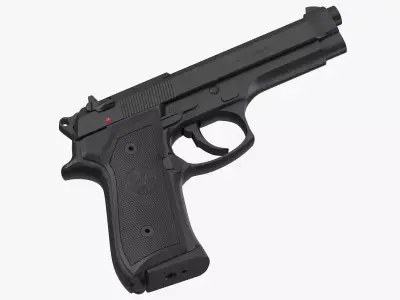 Beretta M9 3D model purchase