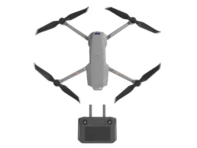 Quadcopter DJI Mavic 2 BLENDER 3D Model Cycles 3D model
