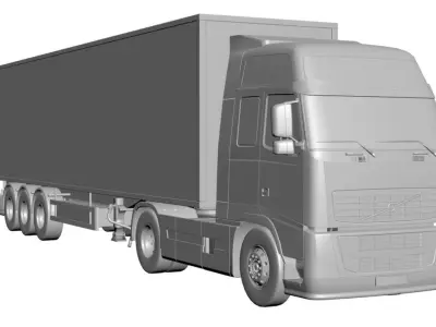 Heavy vehicle truck 3D model