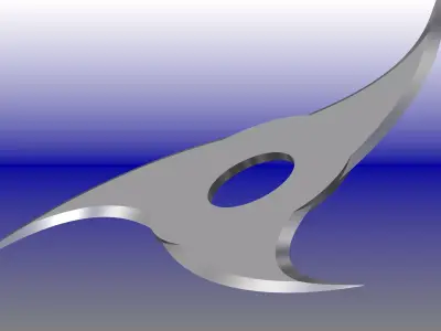 Shuriken 3blade Free 3D model