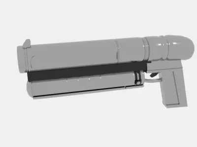 Gun Free Nbas Free low-poly 3D model