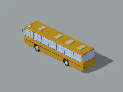 city passenger bus 3D model