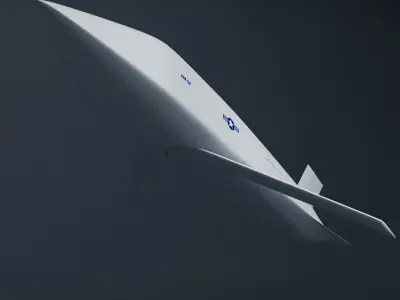 Jassm AGM-158 Missile Low-poly 3D model