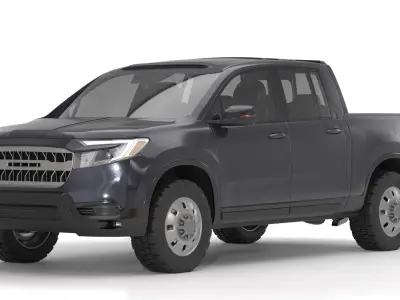Generic Pickup Truck 04 3D model