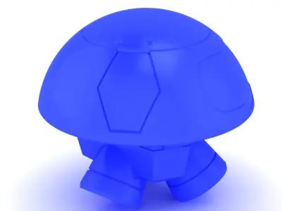 Stylized Sci Fi Mech Droids 3D print model