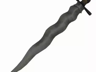 North-african dagger 3D model