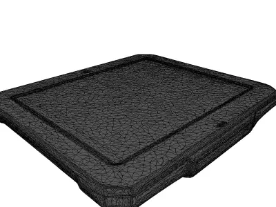 Futuristic Data Tablet Holographic 3D model
