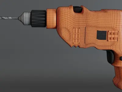 Drill Machine Free 3D model