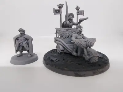 Hive City Guard Imperial Solar Lord and Castellan 3D print model