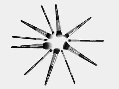 Makeup brush 03 3D model