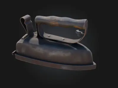 Vintage Iron  Timeless Tool of the Past 3D model