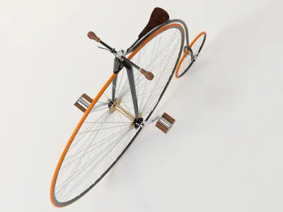 Penny Farthing Bicycle 3D model get