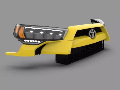 Aftermarket Headlights for Toyota 4Runner 3D model