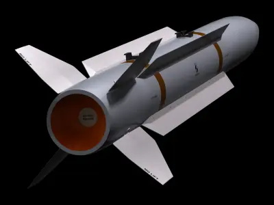 Peregrine Missile 3D model