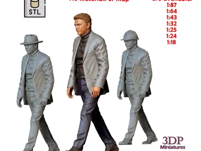 Bullitt Steve McQueen 3D print model