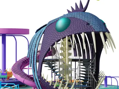 The Ultimate Abyss Playground Low-poly 3D model