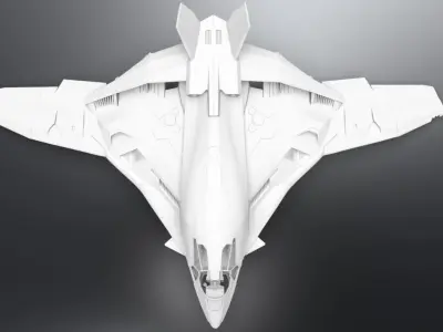 Avengers Quinjet Mk2 Scale model  3D print model