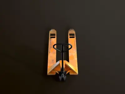 Pallet Truck Game-Ready Model Low-poly 3D model