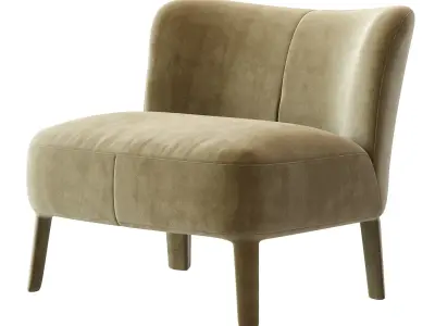 Febo Low Armchair 3D model
