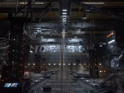 technology factory 3D model purchase