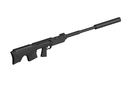 VKS sniper rifle 3D model