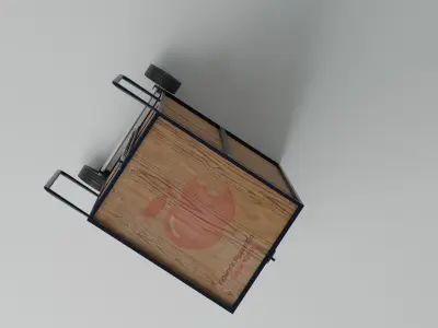 Industrial Cart or Utility Cart 3D model