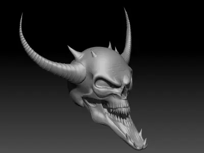 Skull design 3D model