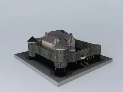 Big Castle Free 3D model