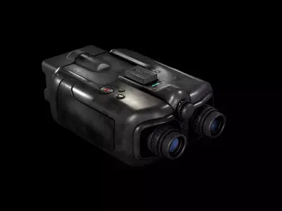 Binocular night vision binoculars Low-poly 3D model