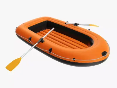 Boat inflatable 04 3D model