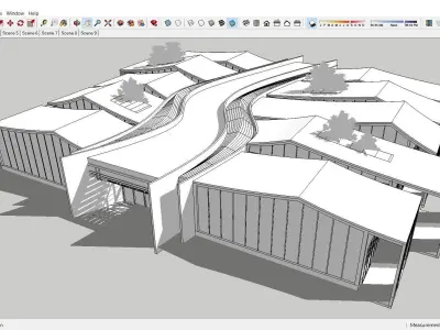 Sketchup Building F5 Free 3D model
