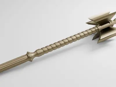 Mace ax  for 3D printing and CNC machines 3D print model