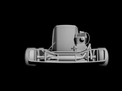 kart go Free 3D model