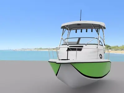 Sea boat 3D model