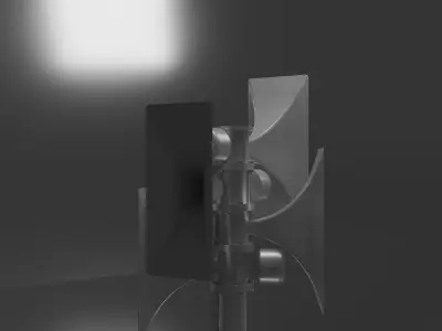 Sonnenburg Sirene Low-poly 3D model