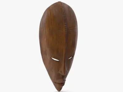  African Nigeria Mask 2 Wood 