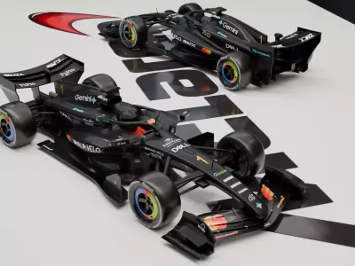 McLaren F1 MCL40 2026 RIGGING Race Car 3D model