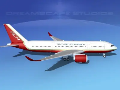 Airbus A350-800 Air Charter America 3D model