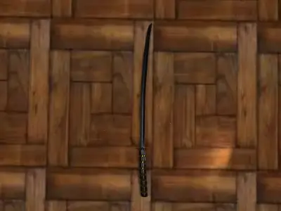 japneese katana Low-poly 3D model