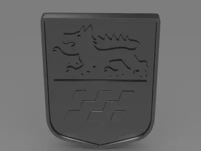 GTA Chrome logo 3D model