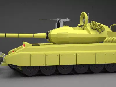 Tank model tiger 3D model