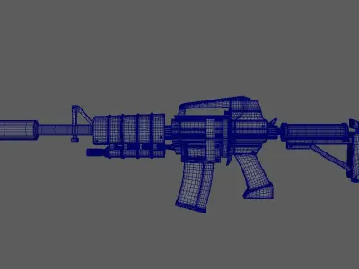 Weapon Model  Free 3D model