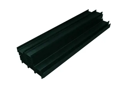 Stacked I Beam v1 004 Low-poly 3D model