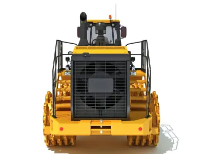 Soil Compactor 3D model