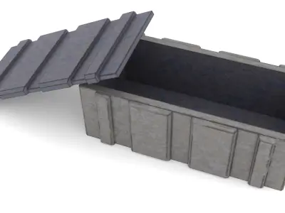 Imperial Field crate 1-18 scale Kenner Hasbro 3D print model