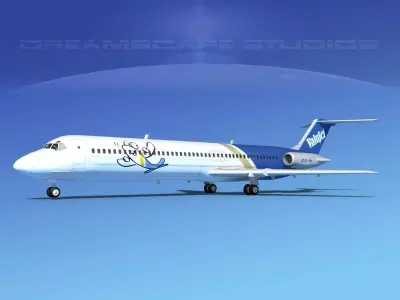 Douglas DC-9-50 Valuejet 3D model
