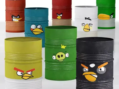 Angry birds 3D model